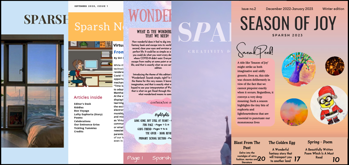 Sparsh Newsletter Banner